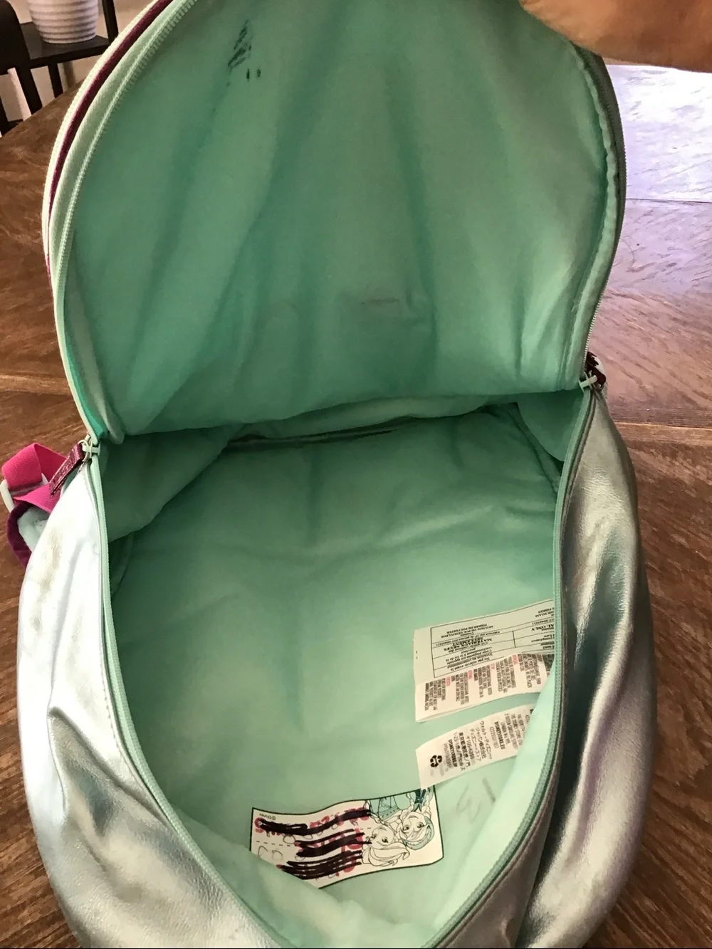 Large!! 2014 RARE Disney Store Frozen senior backpack Anna and Elsa